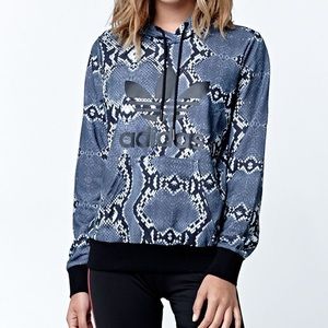 Snakeskin Pullover Sweatshirt