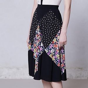 Maeve Midi Polka Dot Skirt