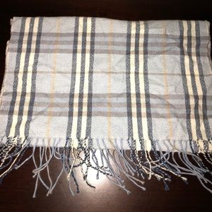 Burberry Plaid Cashmere Scarf
