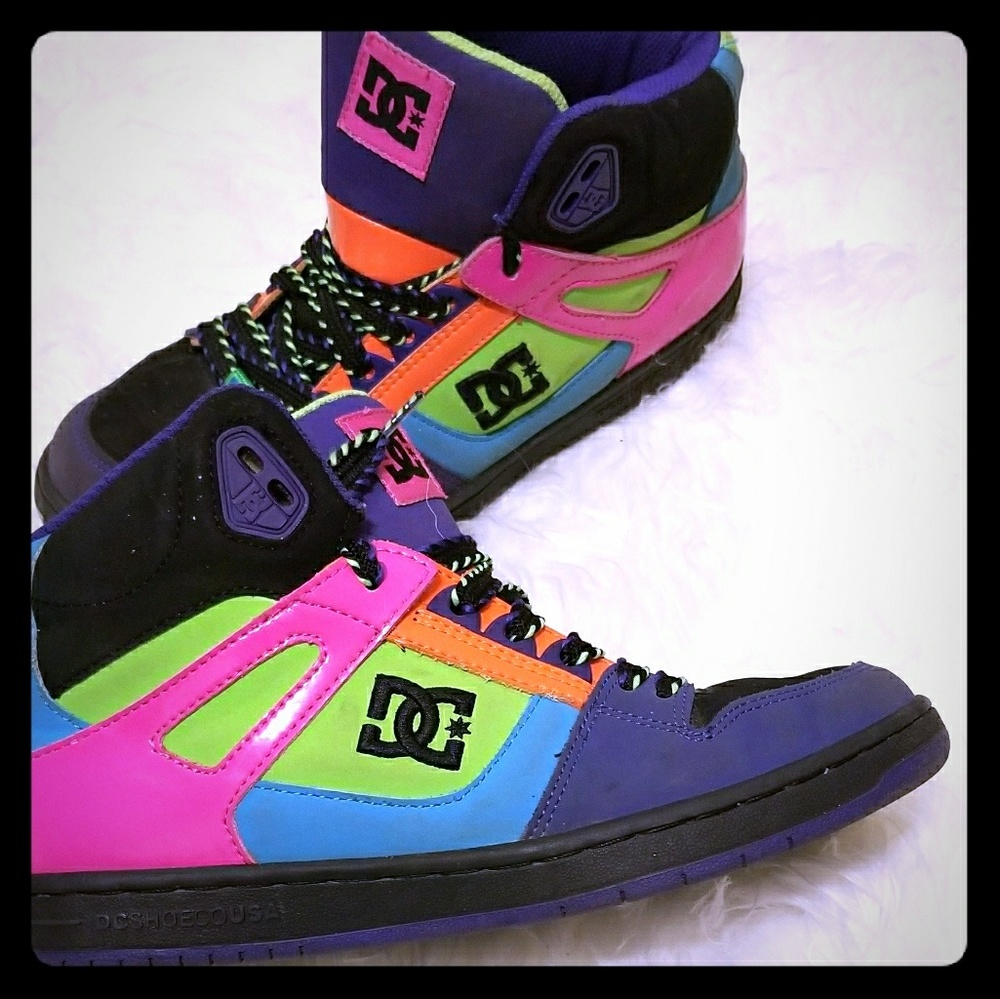 Colorful DC sneakers