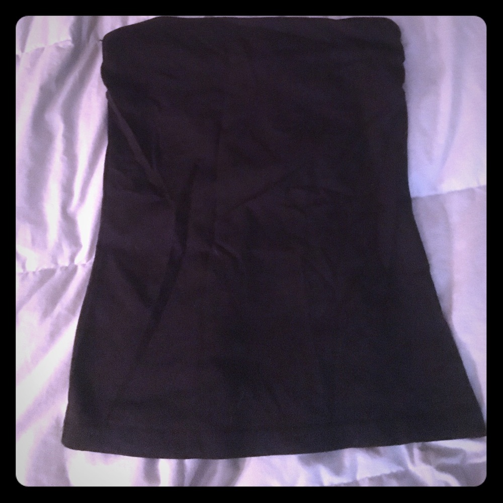 Simple black tube top