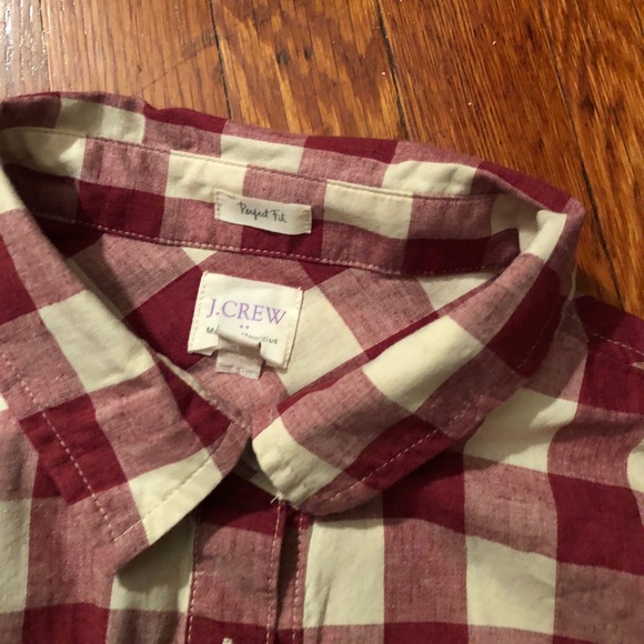 DONATED TO CHARITY J Crew Perfect Fit Plaid Pullover - Picture 2 of 3
