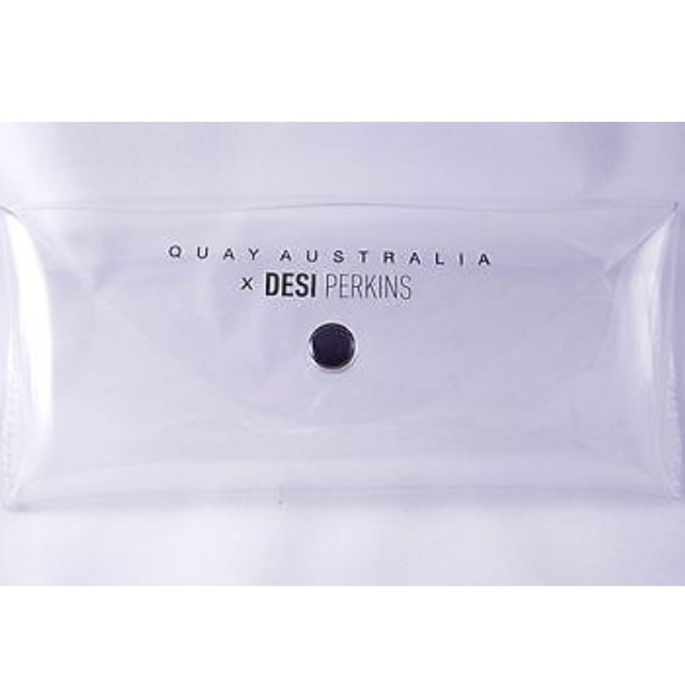QUAY x Desi Perkins Black/Silver High key sunnies - Picture 3 of 3