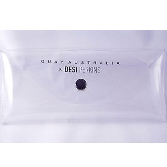 QUAY x Desi Perkins Black/Silver High key sunnies - Picture 3 of 3