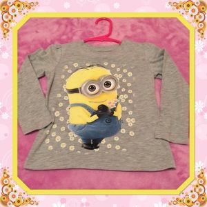 Cute Minion long sleeve top sz. 3t