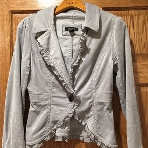 White House Black Market velvet blazer
