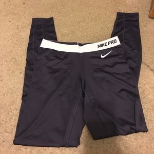 Nike Pro spandex purple pant