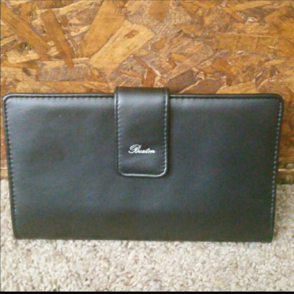 Buxton Handbags - Buxton Black Super Wallet Never carried
