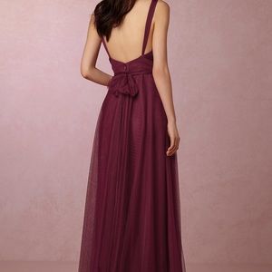 Zaria BHLDN Bridesmaid Dress in Black Cherry