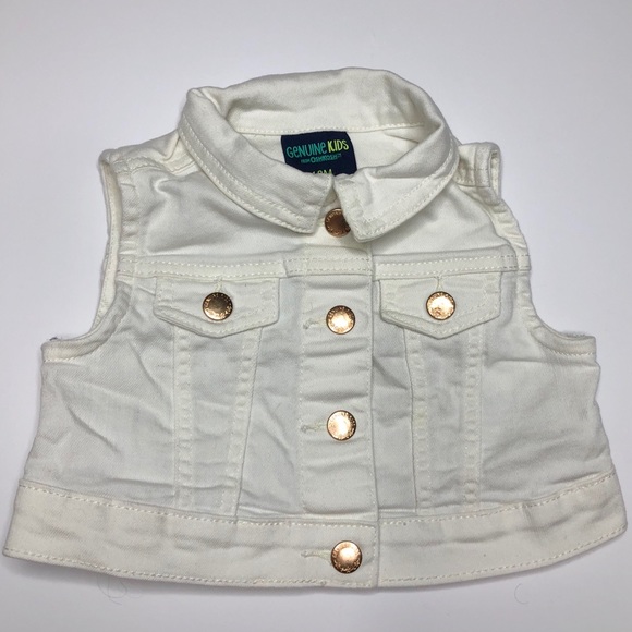 Genuine Kids Other - 4 FOR 20 - Genuine Kids White Denim Vest Genuine Kids Other - 4 FOR 20 - Genuine Kids White Denim Vest