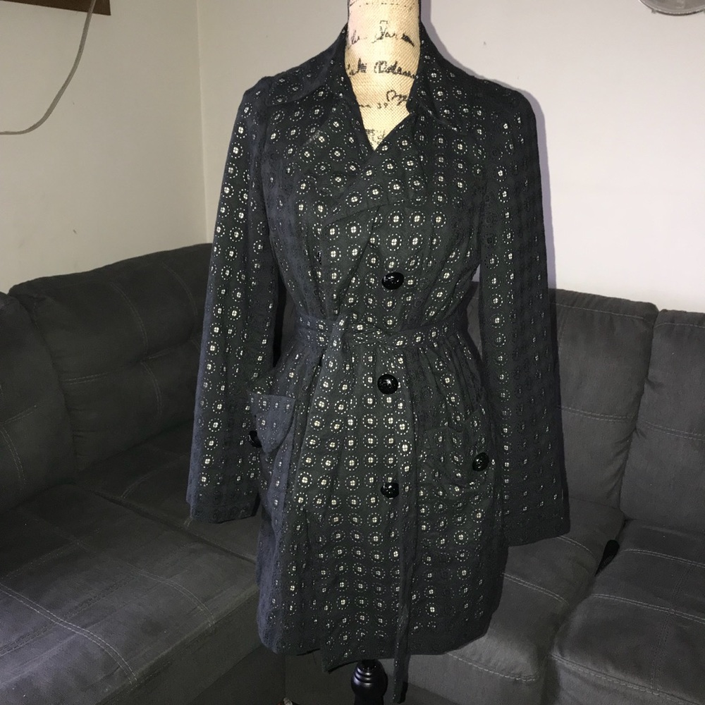 The Limited Eyelet Button Pea Coat Jacket