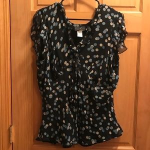 Cap sleeve blouse - super cute!