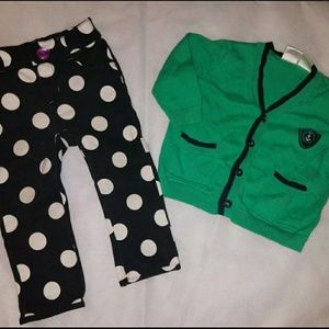 Cute Toddler cardigan & Pants