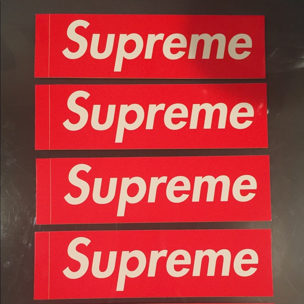 Supreme Box Logo Stickers