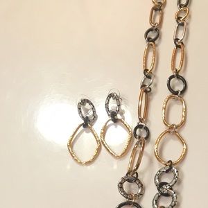 Brighton necklace and earrings