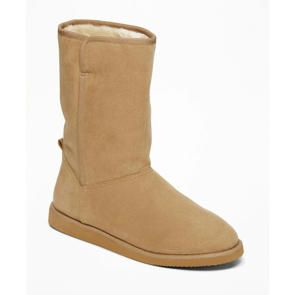 Chestnut Tall Sueded Winter Boots