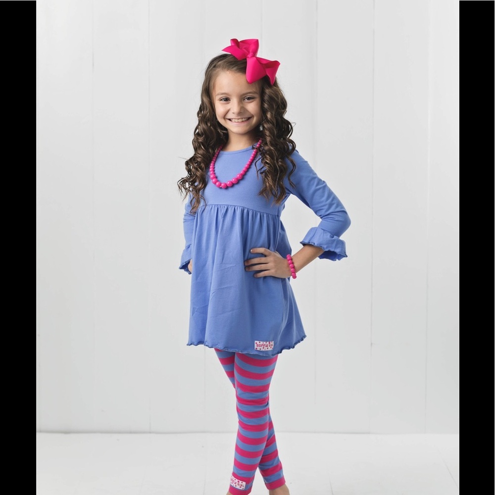 2 pc  🎀 Twilight and Berry Pink legging set