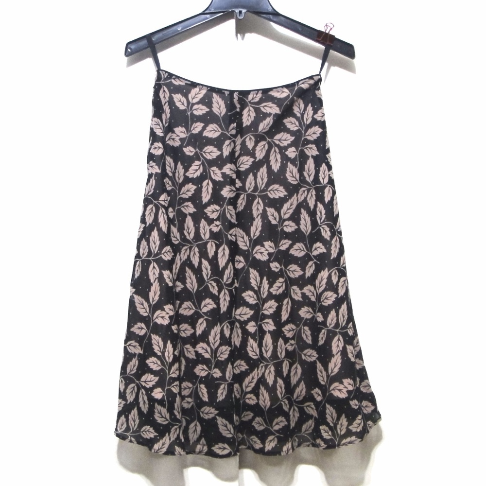 ClearanceFlowy Floral Chiffon Midi Skirt Vintage