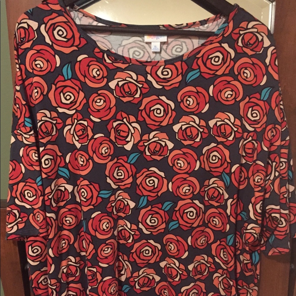 LuLaRoe Disney Roses Irma Tunic