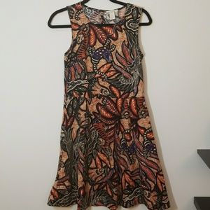 H&M boho chic dress with cutout back