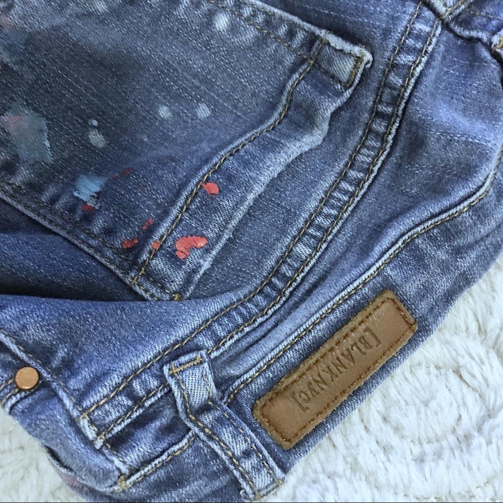 Blank NYC Girls paint splatter jeans