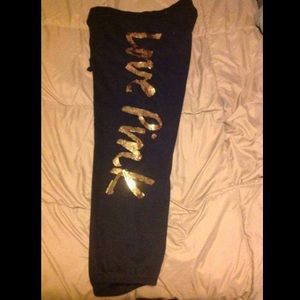 Vs bling cropped pants