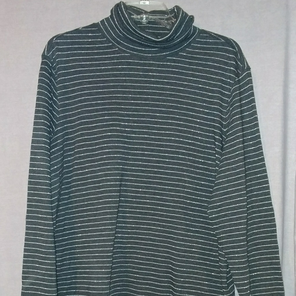 Striped Turtleneck