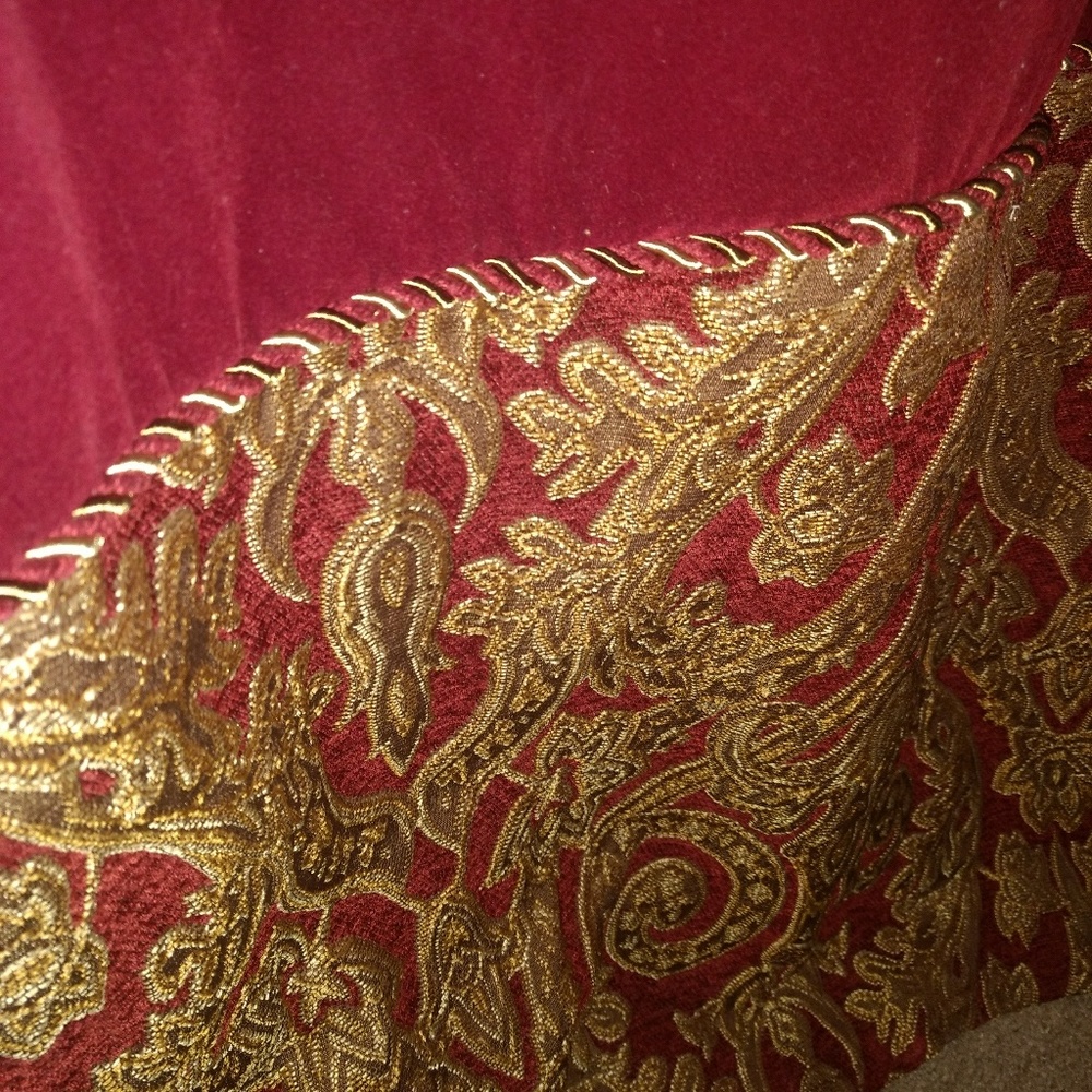 Burgundy Velvet Curtains
