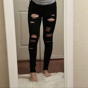 Hollister Ripped Super Skinny Jeans