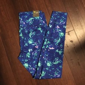 NWT Old Navy Active Fitted High Rise Blue Leggings