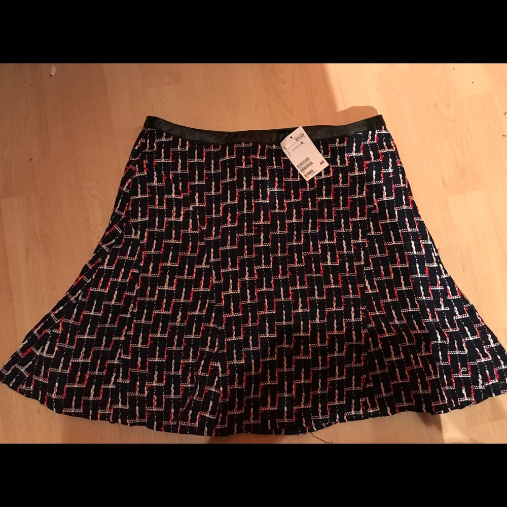 H&M Sz 12 Wool Circle Skirt