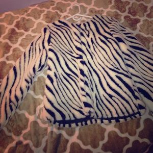 Soft Zebra coat