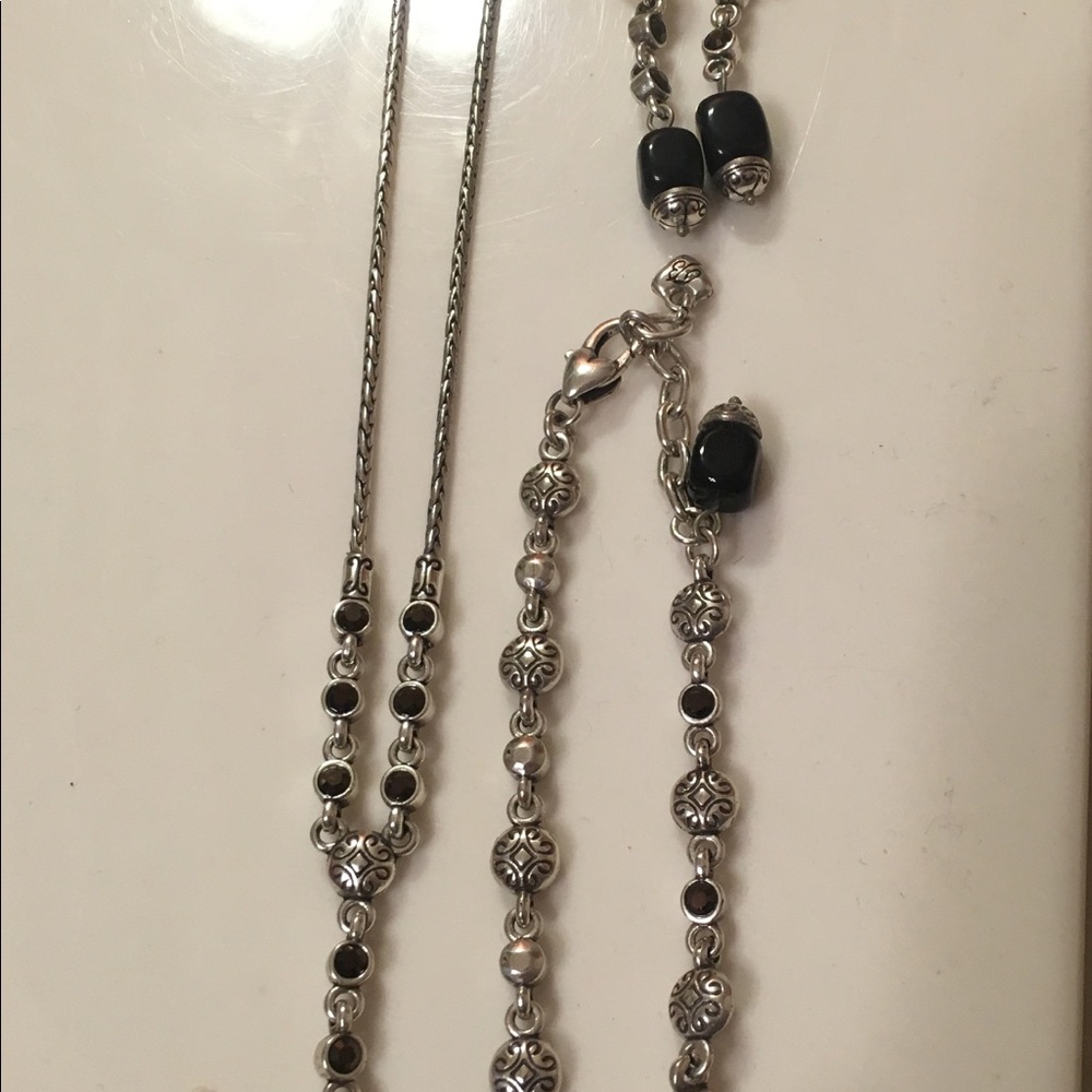 Brighton necklace, bracelet, and earrings