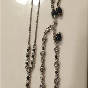 Brighton necklace, bracelet, and earrings