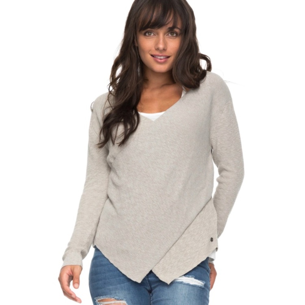 Roxy wrap “Love at First Sight” sweater. XL