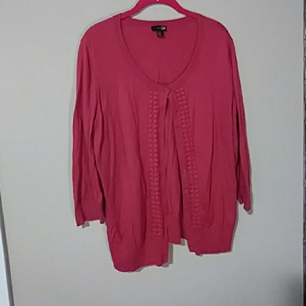 Pumpkin Colored Cardigan