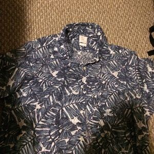 Gap tropical short sleeve button up
