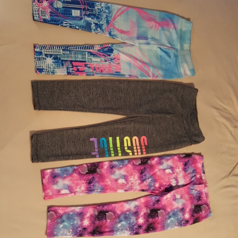 **SOLD** girls legging bundle size 7/8