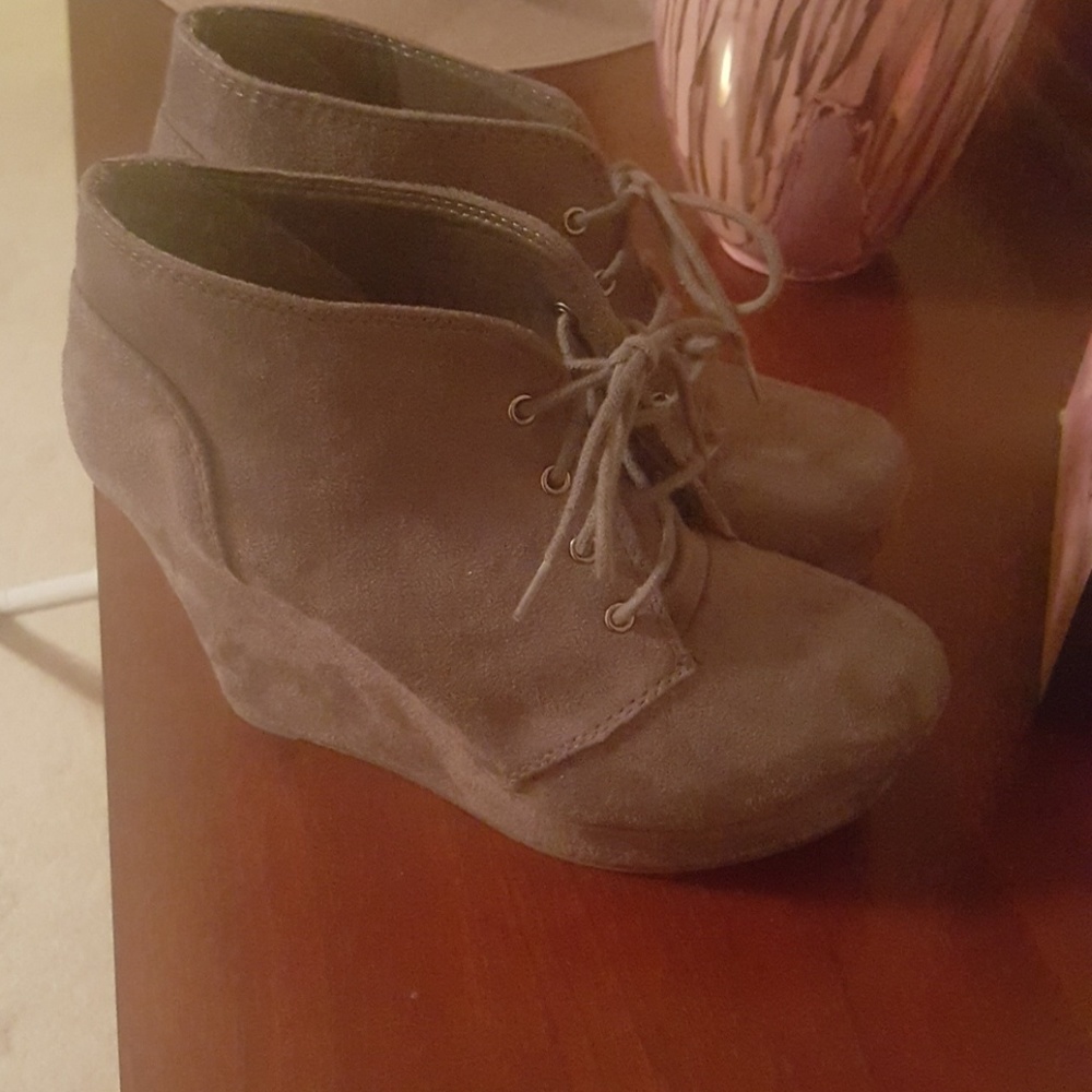 Grey booties