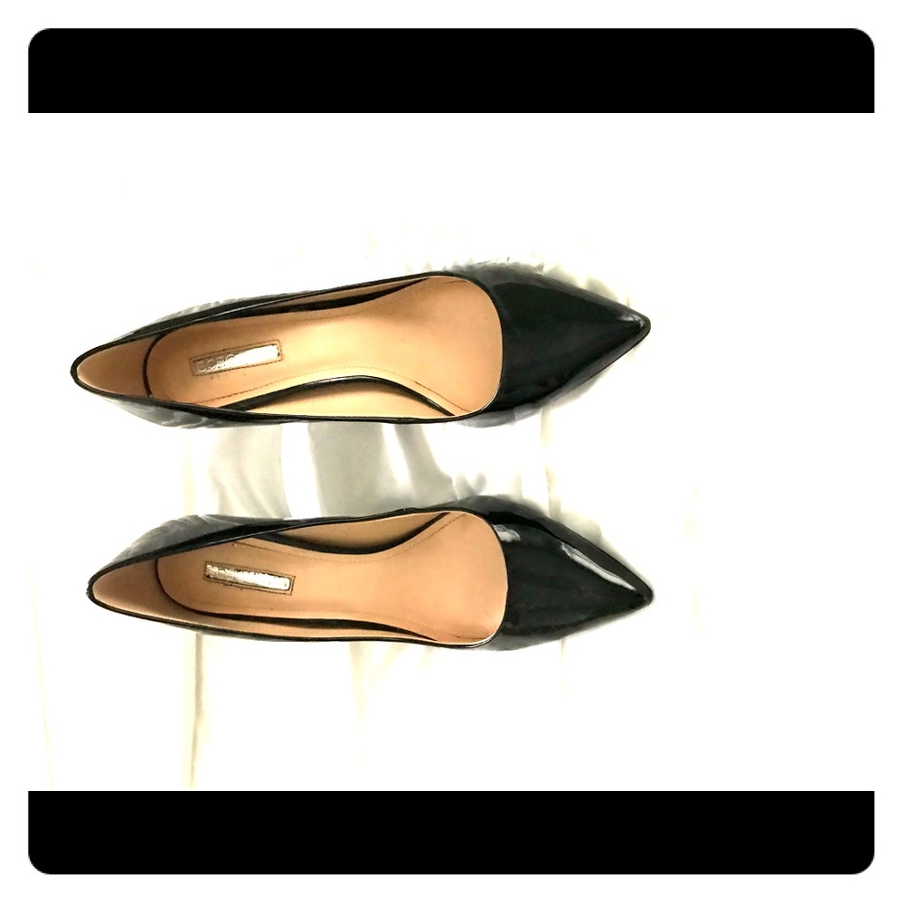 BCBG Generation Black Patent Leather Pumps