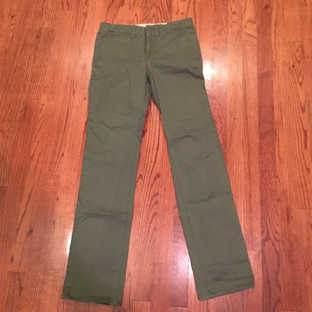 Gap Kids Size 18 regular army OD green chinos