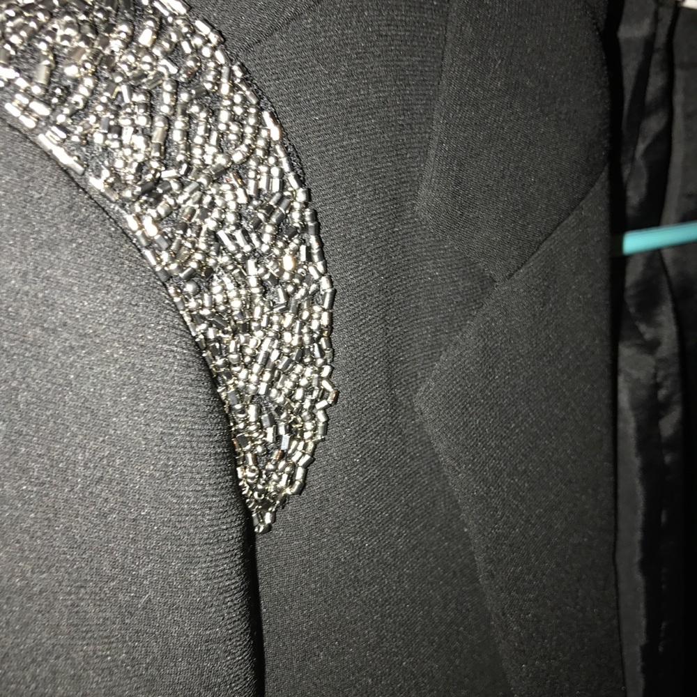 Blazer -black w/ silver accent