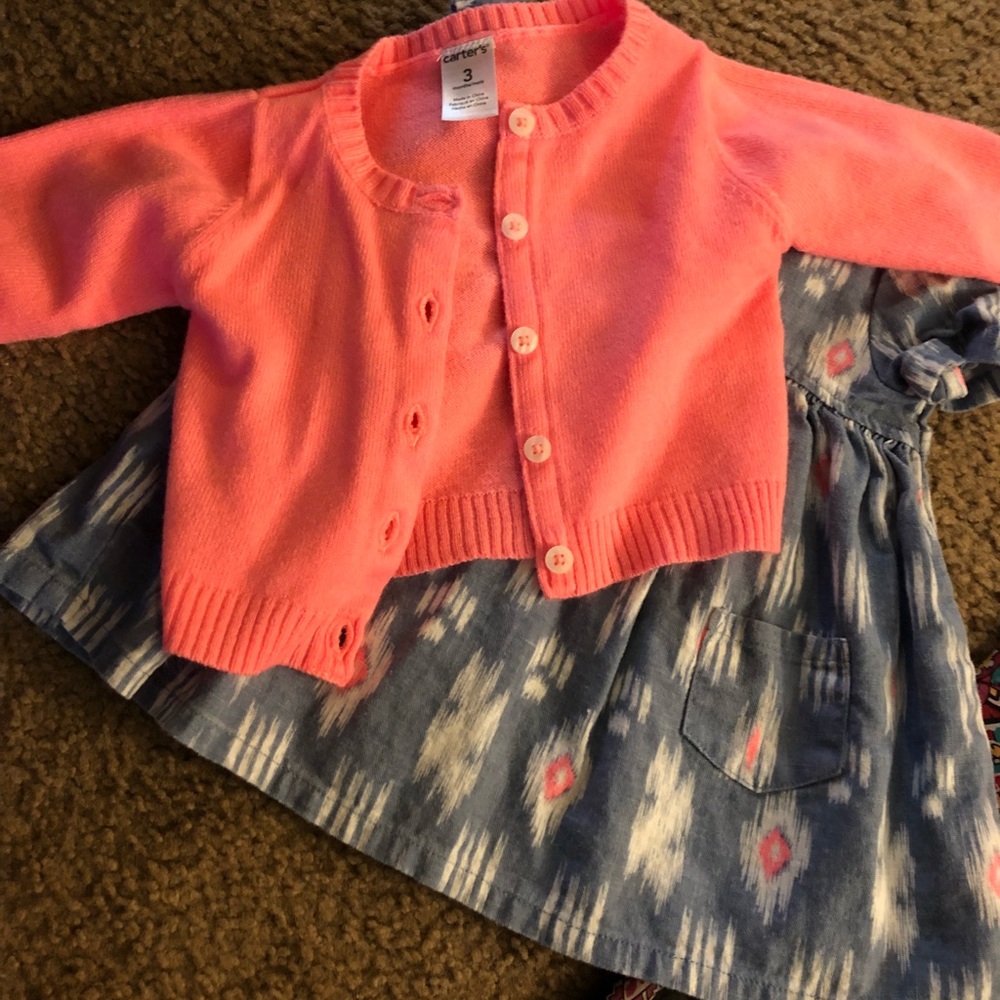 Babygirl Carters Dress with Sweater 💖