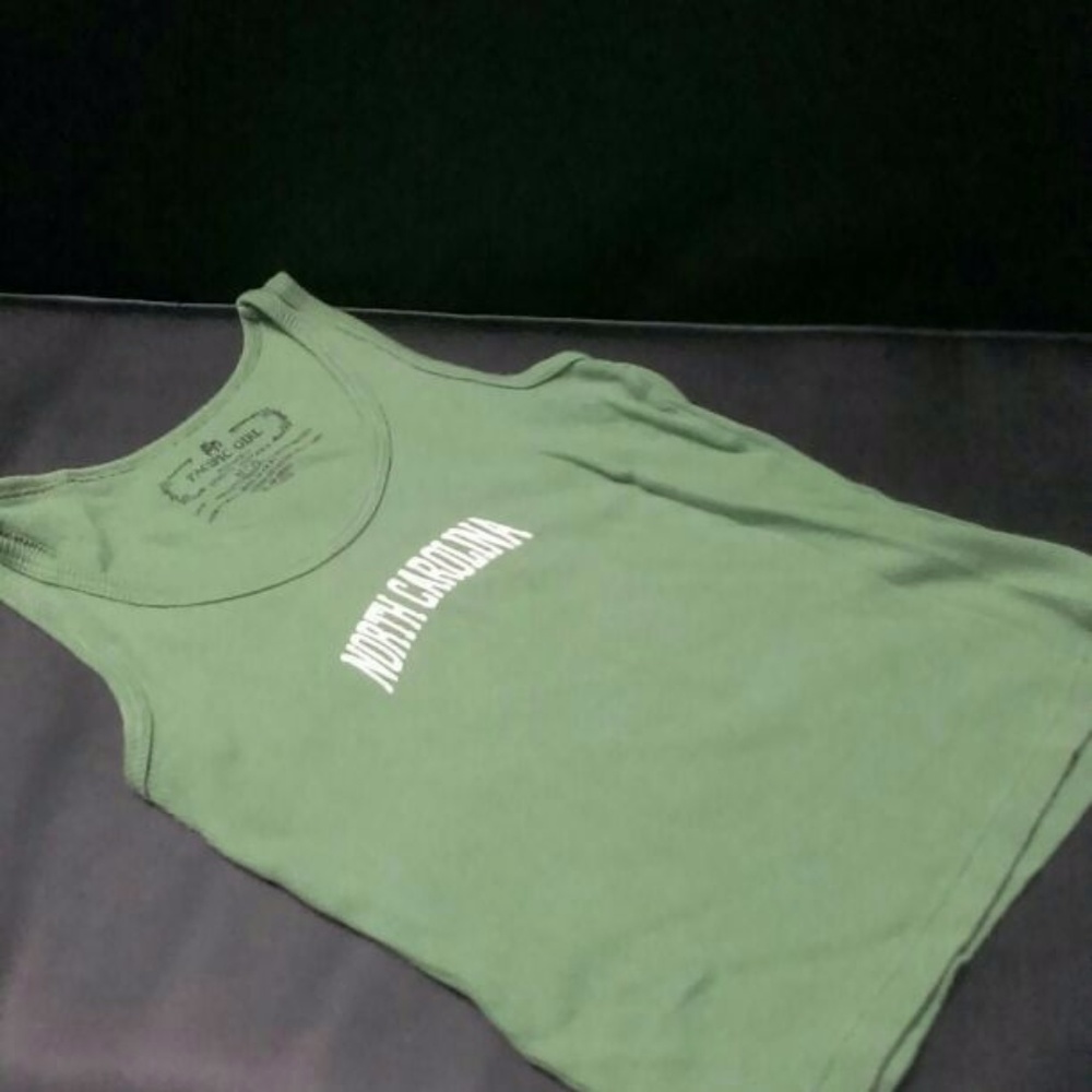 Pacific Girl "North Carolina" Girl's Green Tank Top