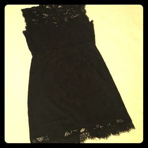 Sexy black lace dress