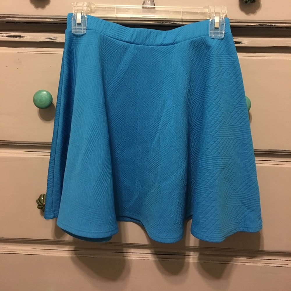 Blue circle skirt!