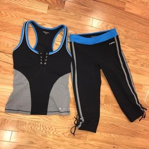 Bebe Sport Two Piece Workout Set