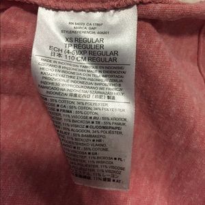 GAP Shirts & Tops - Gapkids size (XS)(4-5) sleeveless shirt GAP Shirts & Tops - Gapkids size (XS)(4-5) sleeveless shirt