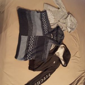 *SOLD*Girls 2 hooded Sweatshirt & 1 Sweater Bundle