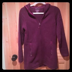 L.L. Bean Sweater Fleece Coat